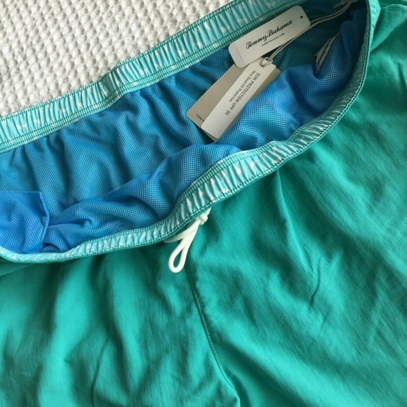 Tommy Bahama Naples Coast Green Swim Trunks - Picture 2 of 5
